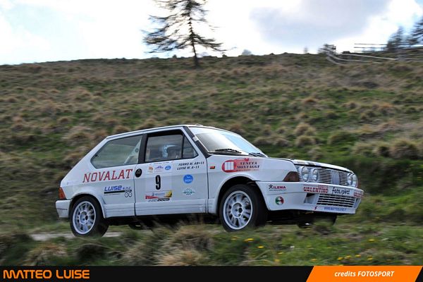 Matteo Luise al Valsugana Historic Rally su Fiat Ritmo 130