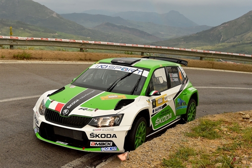 SKODA conquista il podio al rally Targa Florio