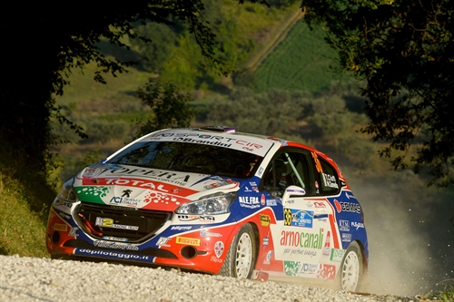 Vittoria di Ciuffi Gonella su Peugeot 208 in R2B al Rally Adriatico