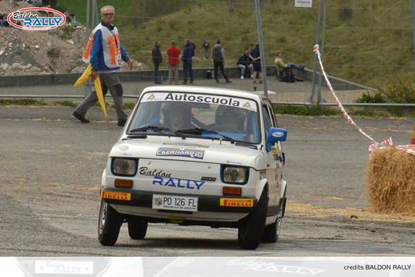 Flaviano Polato al Rallylegend su Fiat 126