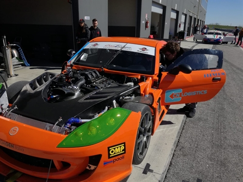 Luca Demarchi e Aleksander Schjerpen Ginetta G55 della Nova Race