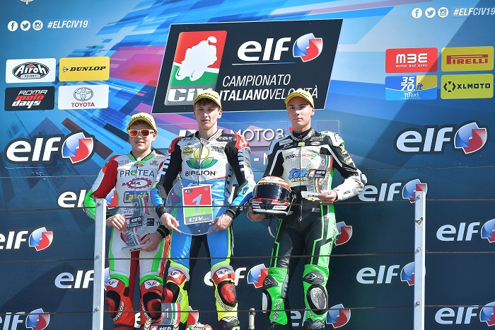 ELF CIV Zannoni (Moto3) e Pirro (SBK) impongono la loro legge a Misano