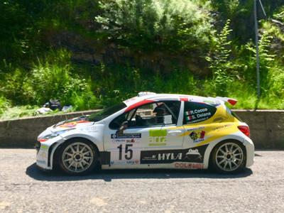 Al “34° Rally Prealpi Orobiche esperienza positiva per Cocco Deiana Peugeot 207 S2000