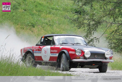 Club 91 Squadra Corse Crosara Valbona Fiat 124 Spider