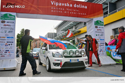 Flavio Miolo al Rally Valli della Carnia su Ford Fiesta ST Racing Start Plus