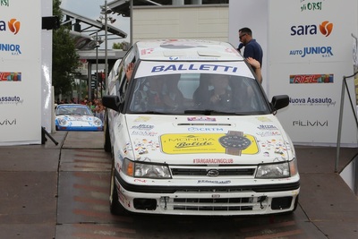 Balletti Motorsport Rally Alpi Orientali   la Subaru Legacy con Riolo e Marin
