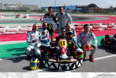 Bolza corse al Rental Kart World Contest con Bimbati  Segato Paganin