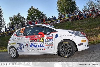 Eros Finotti Rally Trofeo ACI Como peugeot 208
