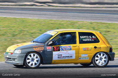 Gabriele Sarto 4. al Adria International Raceway su Renault Clio Williams