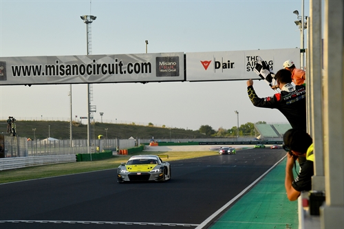 Riccardo Agostini e Daniel Mancinelli su Audi R8 LMS conquistano Misano