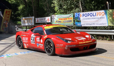 Svolte di Popoli Michele Mancin Ferrari 458 Challenge Evo Gaetani racing