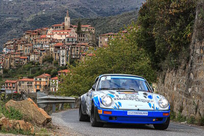 Da Zanche cala il poker al Rally di Sanremo su Porsche gruppo B