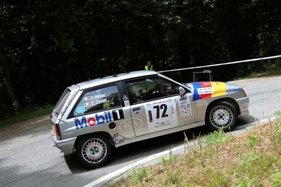Enrico Canetti al rally Alpi Orientali autostoriche Opel Corsa GSI
