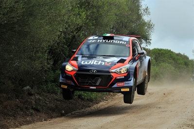 Scandola Fappani Hyundai i20 R5 Campionato Italiano Rally Terra al Vermentino