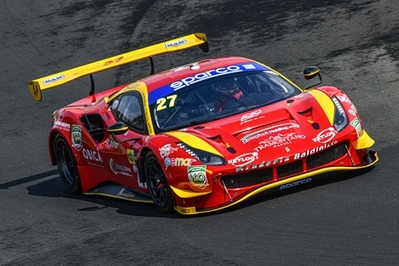 Vallelunga Fisichella Gai Zampieri Ferrari 488 GT3 Evo Campionato Italiano Gran Turismo Endurance