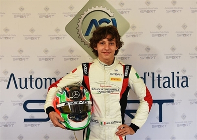 Andrea Kimi Antonelli vince il 18° Supercorso Federale ACI Sport