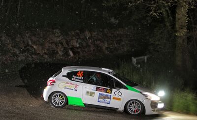 Luca Guglielmini e Roberto Benedetti Mattia Scandola Rally Due Valli