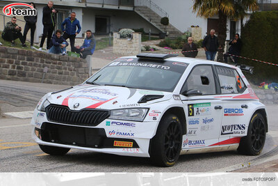 Paolo Menegatti Skoda Fabia Rally2 Evo Jteam