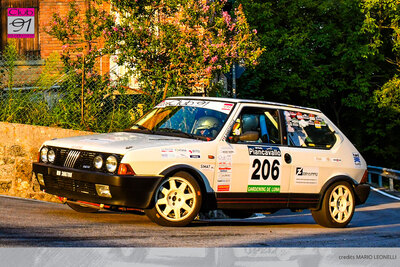 Daniele Martinello Club 91 Squadra Corse  Rally Storico Piancavallo Fiat Ritmo 130